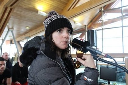 CAUET et l'équipe à Tignes