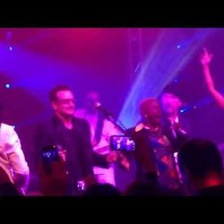 Bono & Nile Rodgers Perform Get Lucky at (RED) Auction After Party