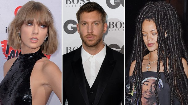 Calvin Harris remercie Rihanna et Taylor Swift