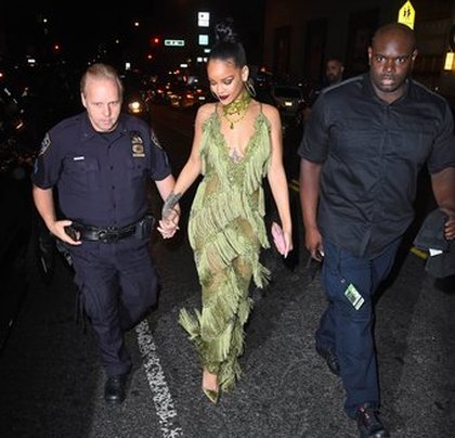 Rihanna après la cérémonie des VMAs 2016