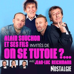 Alain Souchon est de retour sur scène, entouré de ses deux fils, Pierre et Charles (alias Ours)