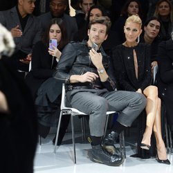 Céline Dion et Pepe Munoz au défilé Alexandre Vauthier lors de la Fashion Week parisienne