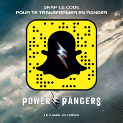 Affiche Power Rangers Snapchat
