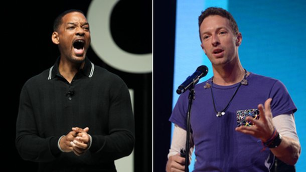 Chris Martin et Will Smith improvisent un duo à Cannes!