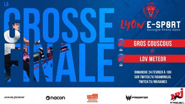 League Of Legends - La Grosse Ligue à Lyon E-Sport : suivez la finale en LIVE !