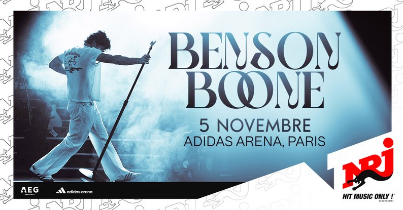 Benson Boone en concert à l’Adidas Arena