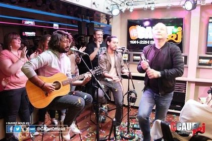 Mardi 3 Mai avec les Fréro Delavega - C Cauet sur NRJ