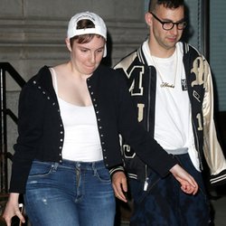 Lena Dunham et son petit-ami @ New-York