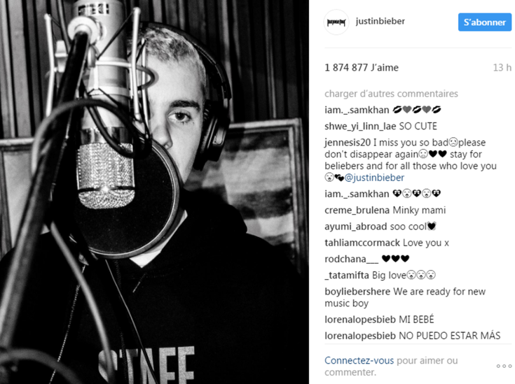 Instagram Justin Bieber 