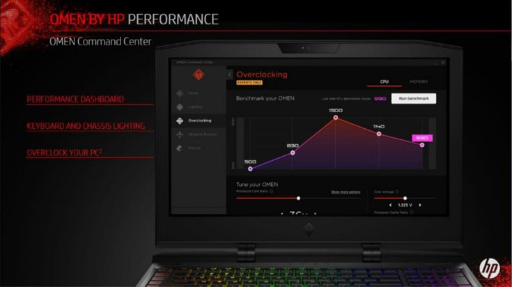 Interface OMEN pour optimiser les performances et personnaliser ses touches