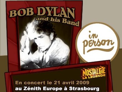 Bob Dylan en concert à Strasbourg
