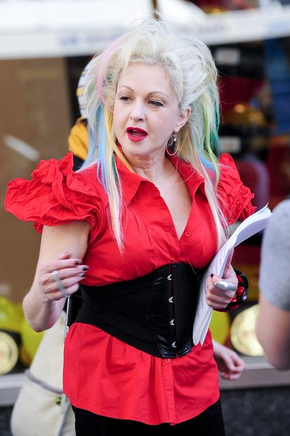 Cyndi Lauper : des cheveux arc-en-ciel
