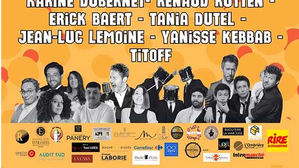 Jeu - Festival Les Toqués du Rire 2024 d’Uzès - Séjour pour 2 personnes à gagner pour les soirées du vendredi 7 novembre 2025 et samedi 8 novembre 2025
