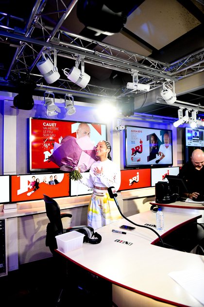 Alicia Keys chez Cauet sur NRJ