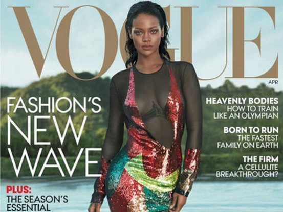Rihanna en couverture de "Vogue"