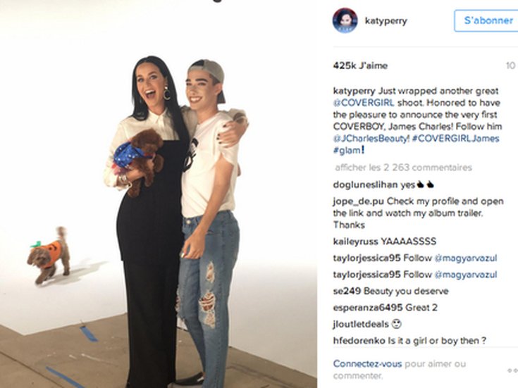 Katy Perry pour CoverGirl