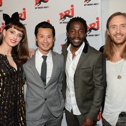 Frederique Bel, Frederic Chau, Noom Diawara et David Guetta