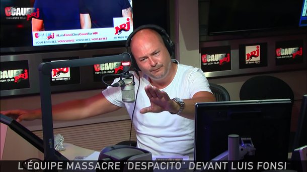 Cauet massacre "Despacito" devant Luis Fonsi