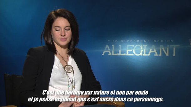 Shailene Woodley en interview pour "Divergente 3 : au-delà du mur"