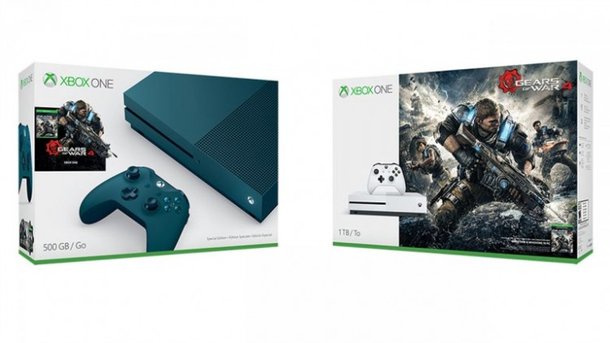Gears of War 4 : deux nouveaux modèles de Xbox One S