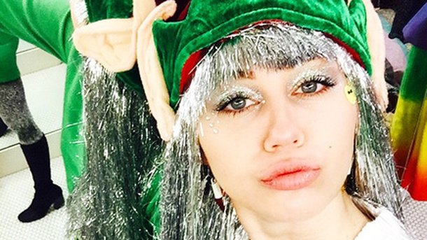 Miley Cyrus version Noël!