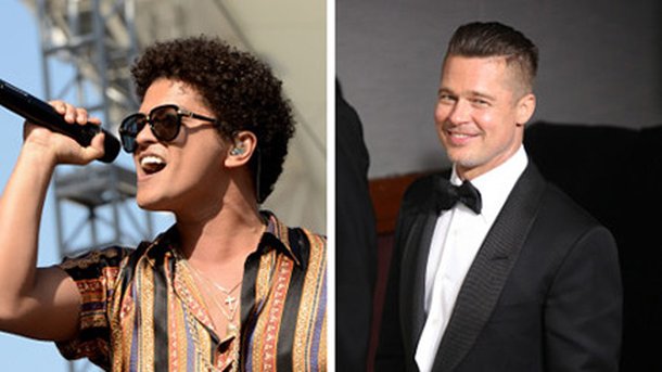 Bruno Mars : il joue avec Brad Pitt!