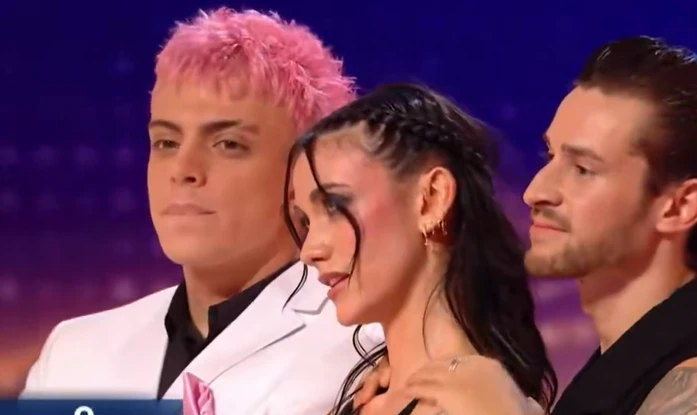Anyme, Maghla et Adrien Caby dans Danse avec les Stars