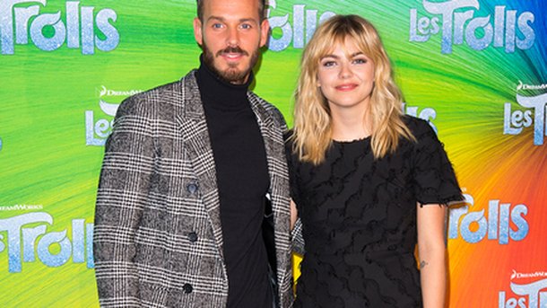 Louane, M Pokora et Vincent Cerutti à l'avant-première du film Les Trolls