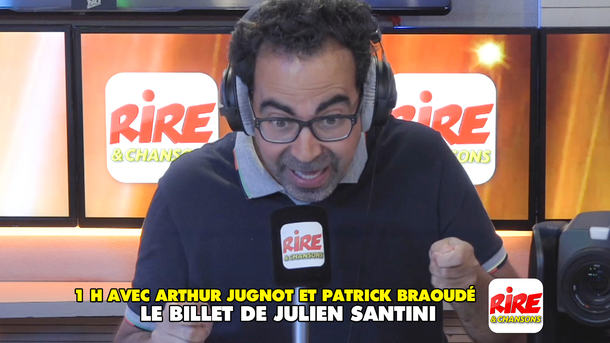 Julien Santini face à Arthur Jugnot et Patrick Braoudé sur Rire & Chansons