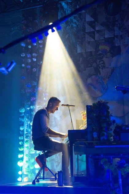 Coldplay en concert à Paris