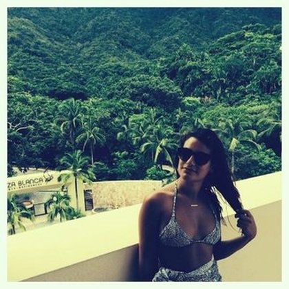 Lea Michele: Tropical paradise.. @garzablancapvr #Mexico