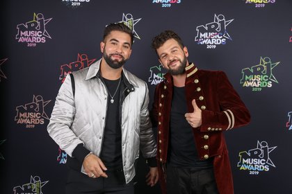 Claudio Capéo et Kendji Girac - Le Photocall des NRJ Music Awards 2019