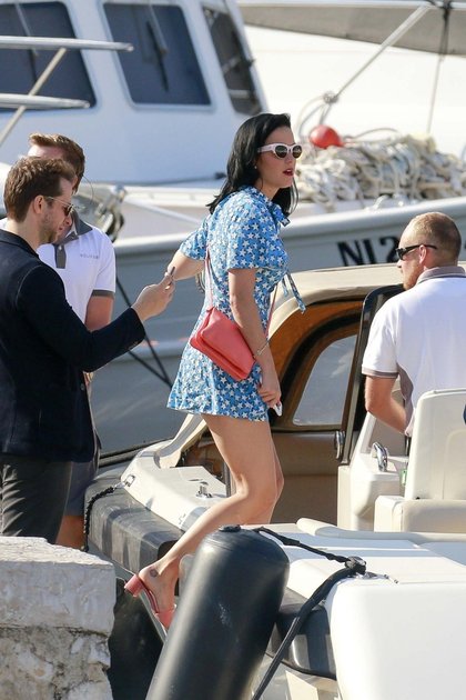 Katy Perry et Orlando Bloom sur un Yacht à Saint Jean Cap Ferrat