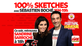 Sandrine Sarroche sera au festival Nogent se Marre - et là, elle est sur Rire & Chansons