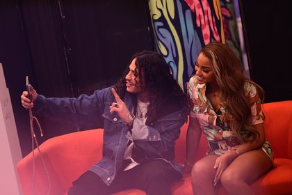 Hatik et Wejdene - Backstage NRJ Music Awards Paris Edition