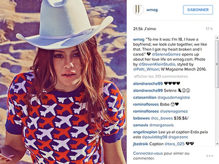 Selena Gomez pour W Magazine