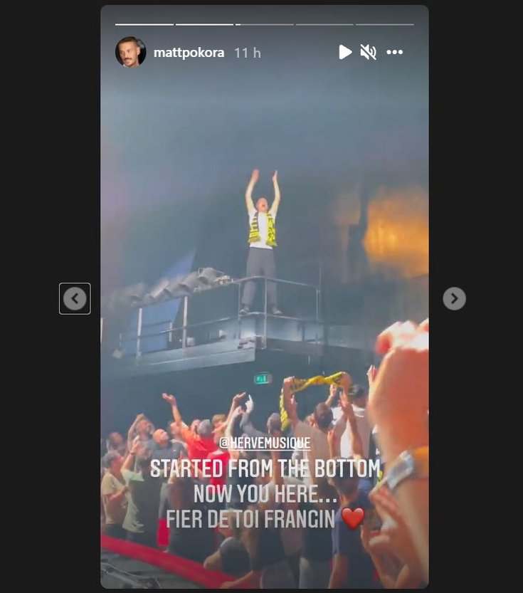 Matt Pokora - Capture Instagram