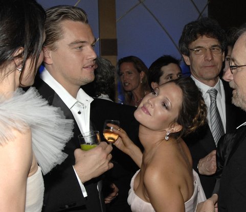 Leonardo DiCaprio et Drew Barrymore