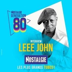 Leee John du groupe Imagination, invité exceptionnel de Nostalgie Génération 80