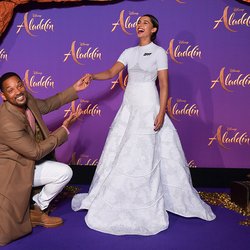 Will Smith et Naomi Scott - Avant-première "Aladdin"