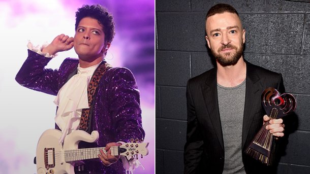 Bruno Mars égale le record de Justin Timberlake au classement Billboard!
