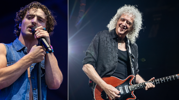 Brian May rejoint Benson Boone sur scène pour deux reprises épiques de Queen
