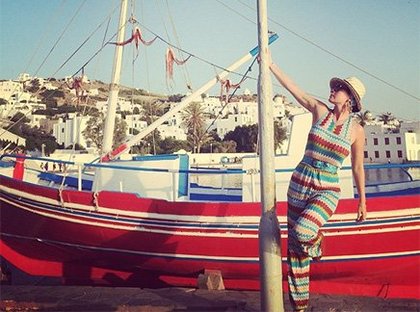 Katy Perry en Grèce
