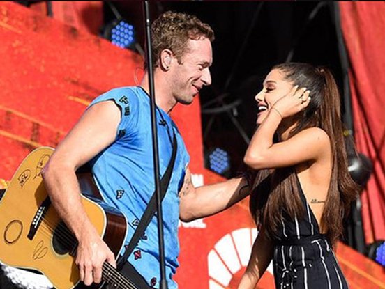 Chris Martin et Ariana Grande