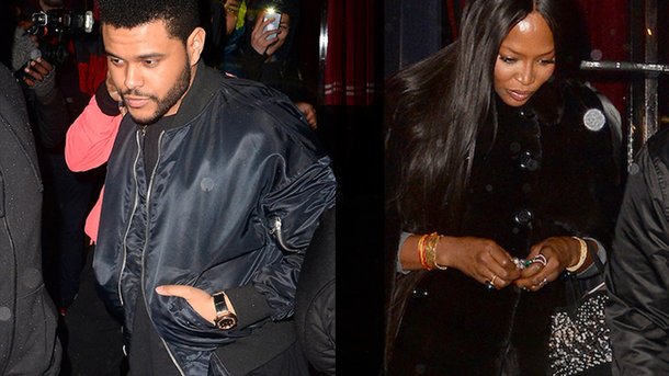 The Weeknd : en tête à tête avec Naomi Campbell...Où est Selena?
