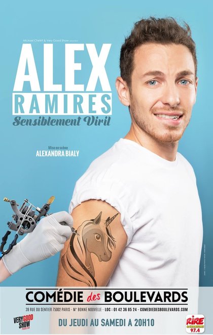 Alex Ramires - Sensiblement viril à la Comédie des Boulevards avec Rire & Chansons