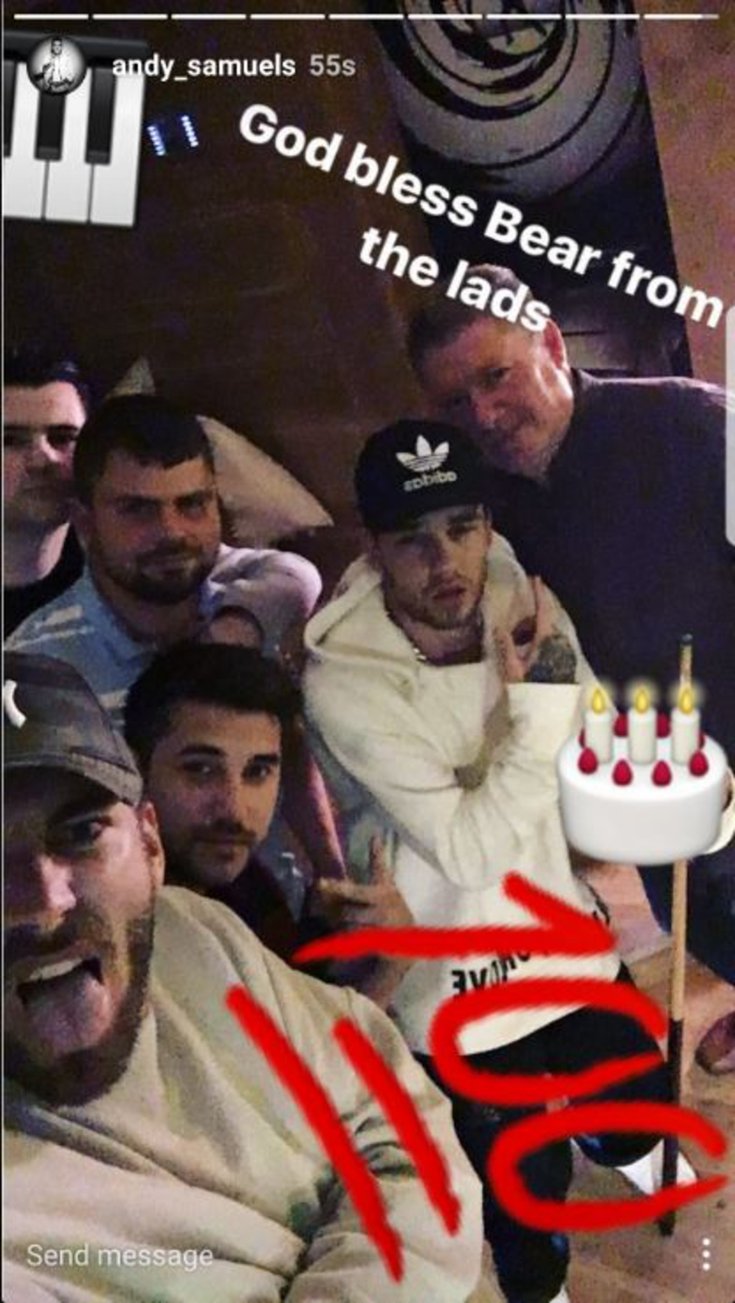 Liam Payne fête bébé