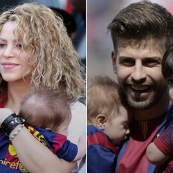 Shakira, ses fils et son mari au match de foot