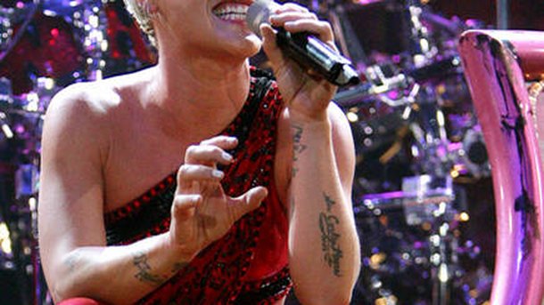 Pink : en pleine répétition !