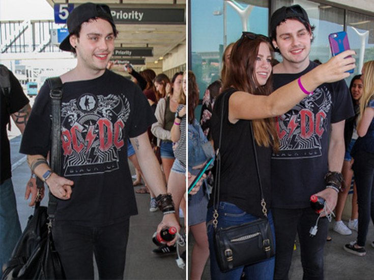 Les 5 Seconds Of Summer à L'aéroport de Los Angeles